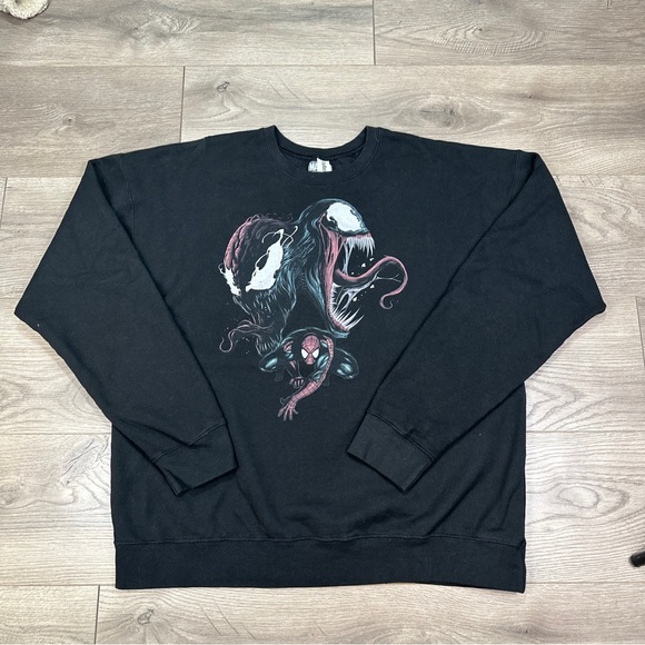 Marvel Comics Spider-Man Venom Carnage Sweatshirt Black Men’s Size Large - Picture 3 of 6